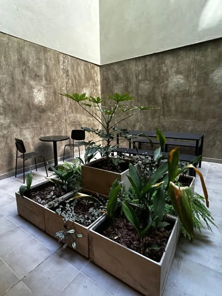 Patio con plantas de Vitraux Recoleta